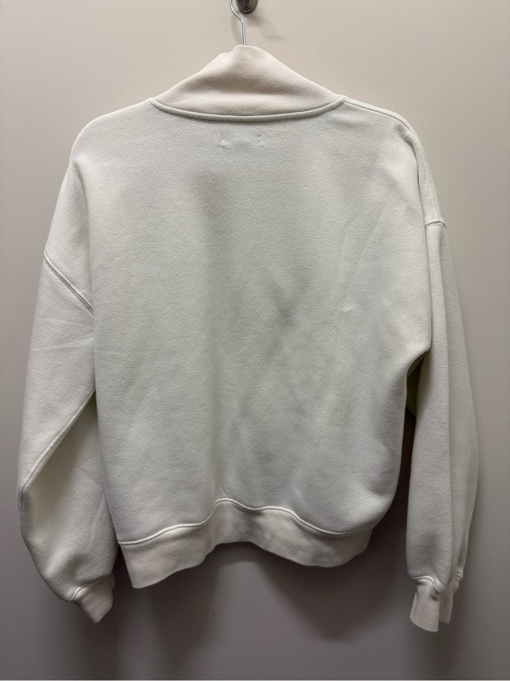 J. Crew Women’s Heritage Fleece Half Zip Sweatshirt medium - Picture 7 of 8